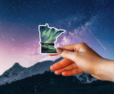 Minnesota Sticker, Voyageurs National Park Sticker, MN Car Decal Emilie Taylor Art