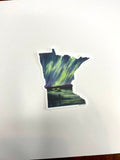 Minnesota Sticker, Voyageurs National Park Sticker, MN Car Decal Emilie Taylor Art