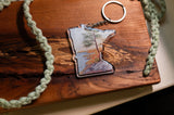 Minnesota Tettegouche Keychain, Minnesota Keychain, Tettegouche State Park, Minnesota State Parks Keychains Emilie Taylor Art