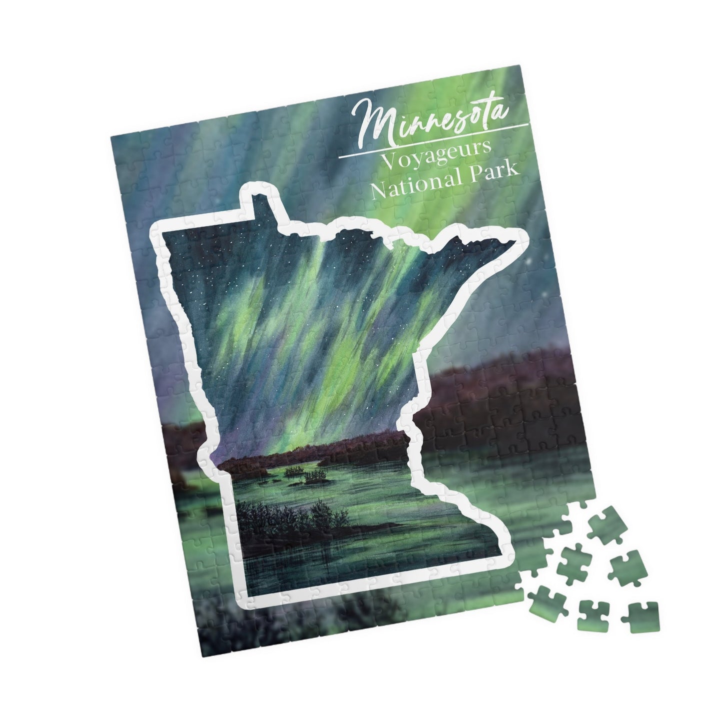 Minnesota Voyageurs National Park Puzzle (110 piece) Emilie Taylor Art