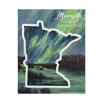 Minnesota Voyageurs National Park Puzzle (110 piece) Emilie Taylor Art