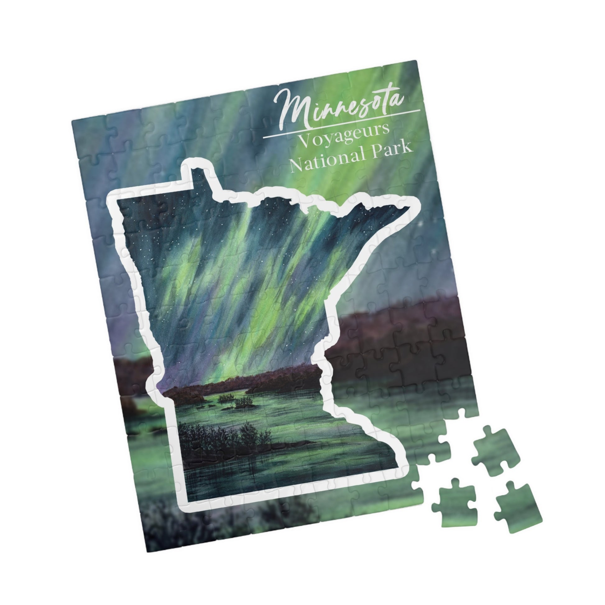 Minnesota Voyageurs National Park Puzzle (110 piece) Emilie Taylor Art