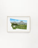 Montana Glacier National Park, Montana Watercolor Painting Emilie Taylor Art