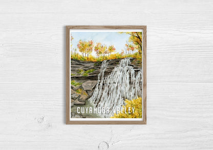 National Park Poster, Watercolor Art National Parks 16x20 Emilie Taylor Art