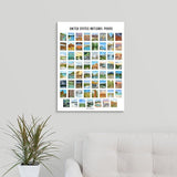 National Park Series on Canvas Gallery Wrap Emilie Taylor Art