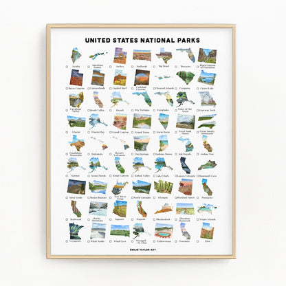 National Parks Classic Tracker Emilie Taylor Art