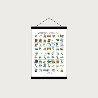 National Parks Classic Tracker Emilie Taylor Art
