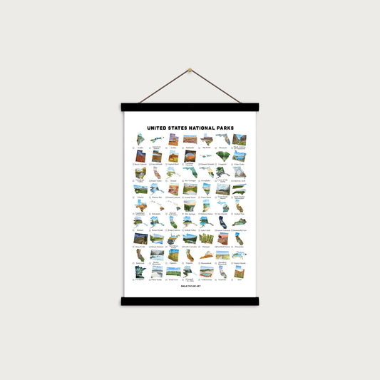 National Parks Classic Tracker Emilie Taylor Art