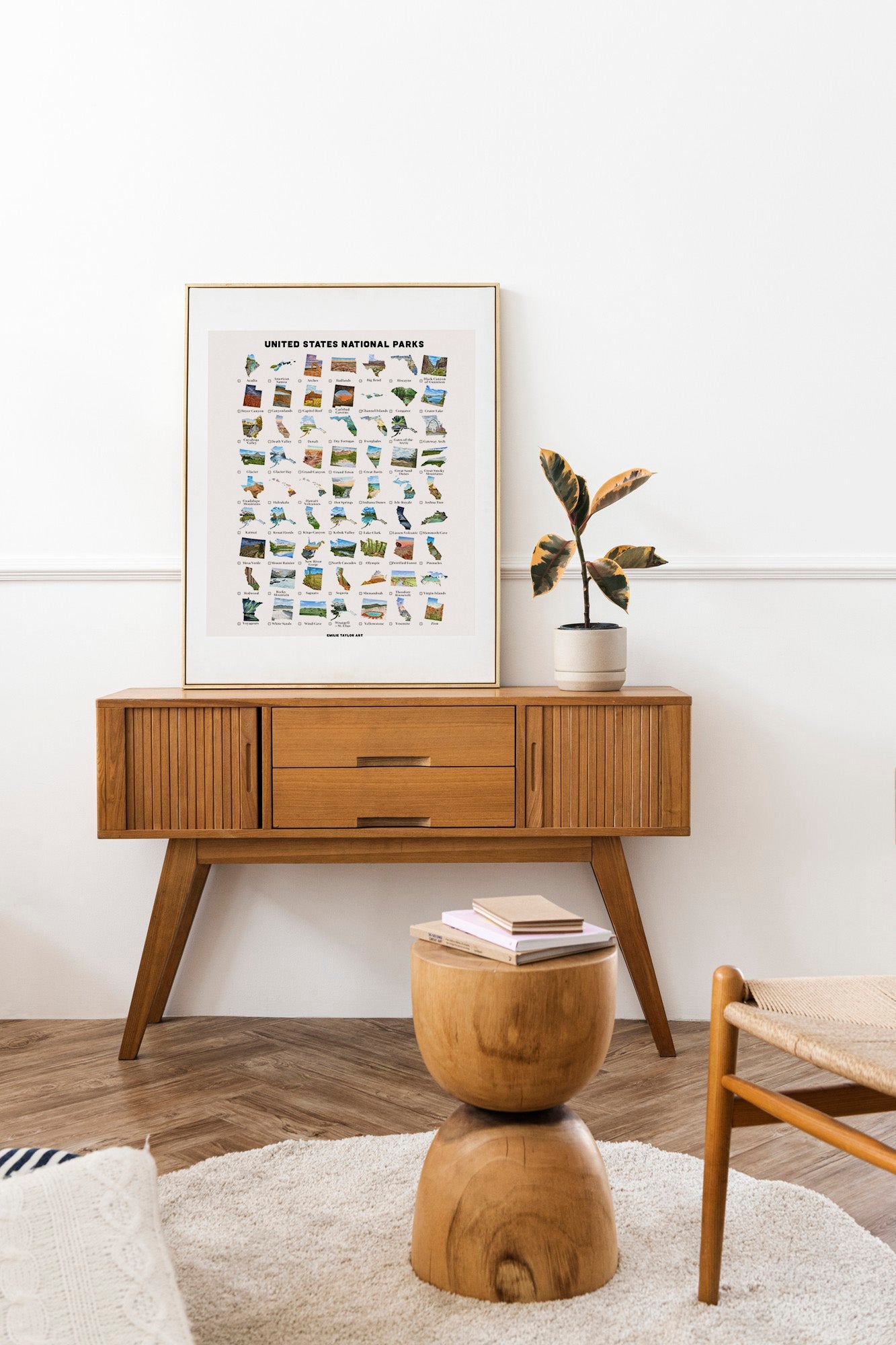 National Parks Classic Tracker Emilie Taylor Art