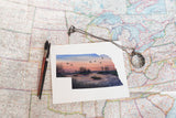 Nebraska Platte River Watercolor Painting, Nebraska State, Nebraska Map Art, Nebraska Poster Emilie Taylor Art