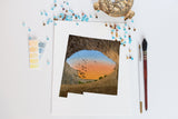 New Mexico Carlsbad Caverns National Park Watercolor Print, New Mexico State Carlsbad Caverns Souvenir Emilie Taylor Art