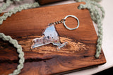 New York Keychain, New York City Brooklyn Bridge Keychain, New York Artwork Emilie Taylor Art