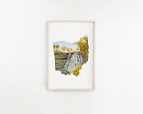 Ohio Cuyahoga Valley National Park Watercolor Painting, Cuyahoga Valley Souvenir Emilie Taylor Art