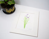 Original Chives Painting (Herb Collection) Emilie Taylor Art