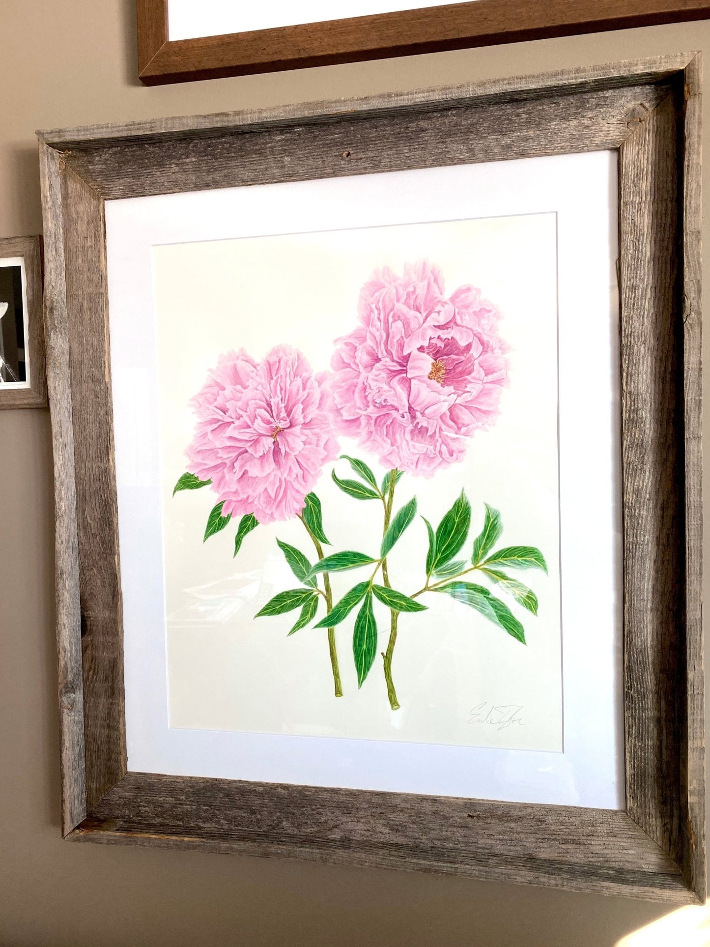 Peonies Print, Watercolor Peony Painting, Peony Art, Floral Art Emilie Taylor Art