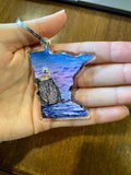 PRE - ORDER STATE KEYCHAINS Emilie Taylor Art