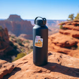 Utah Arches National Park Decal, Watercolor Utah Sticker, Delicate Arch Sticker Emilie Taylor Art