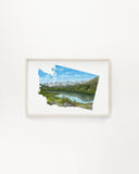 Washington North Cascades National Park Watercolor, Lake Chelan Stenhekin North Cascades Print Emilie Taylor Art