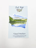 Washington Rainier National Park Decal, Watercolor Washington Sticker, Mount Rainier Souvenir Emilie Taylor Art