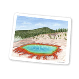 Wyoming Decal, Watercolor Wyoming Sticker, WY Car Decal, Home State Decal, State Sticker Emilie Taylor Art