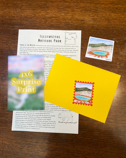 National Park Mail Club Edition #2 Yellowstone (Catch-Up Non Subscription/Single Mailer)