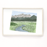 Colorado Watercolor Painting, Colorado Art, Colorado Gift, Colorado Souvenir, Mount Elbert Print - Emilie Taylor Art