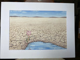 Hope is a Seed you have to Sow Original Painting Mated to size 18x24