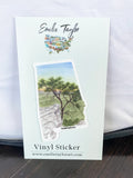 Alabama Decal, Watercolor Alabama Sticker, AL Car Decal, Home State Decal Emilie Taylor Art