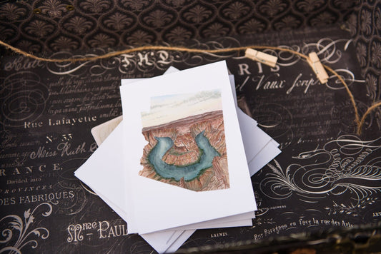Arizona Greeting Card, Arizona Travel Card, Blank Card, Arizona Souvenir, Arizona Gift, AZ Card Emilie Taylor Art
