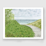 Boardwalk to Point Beach Limited Edition Print Emilie Taylor Art
