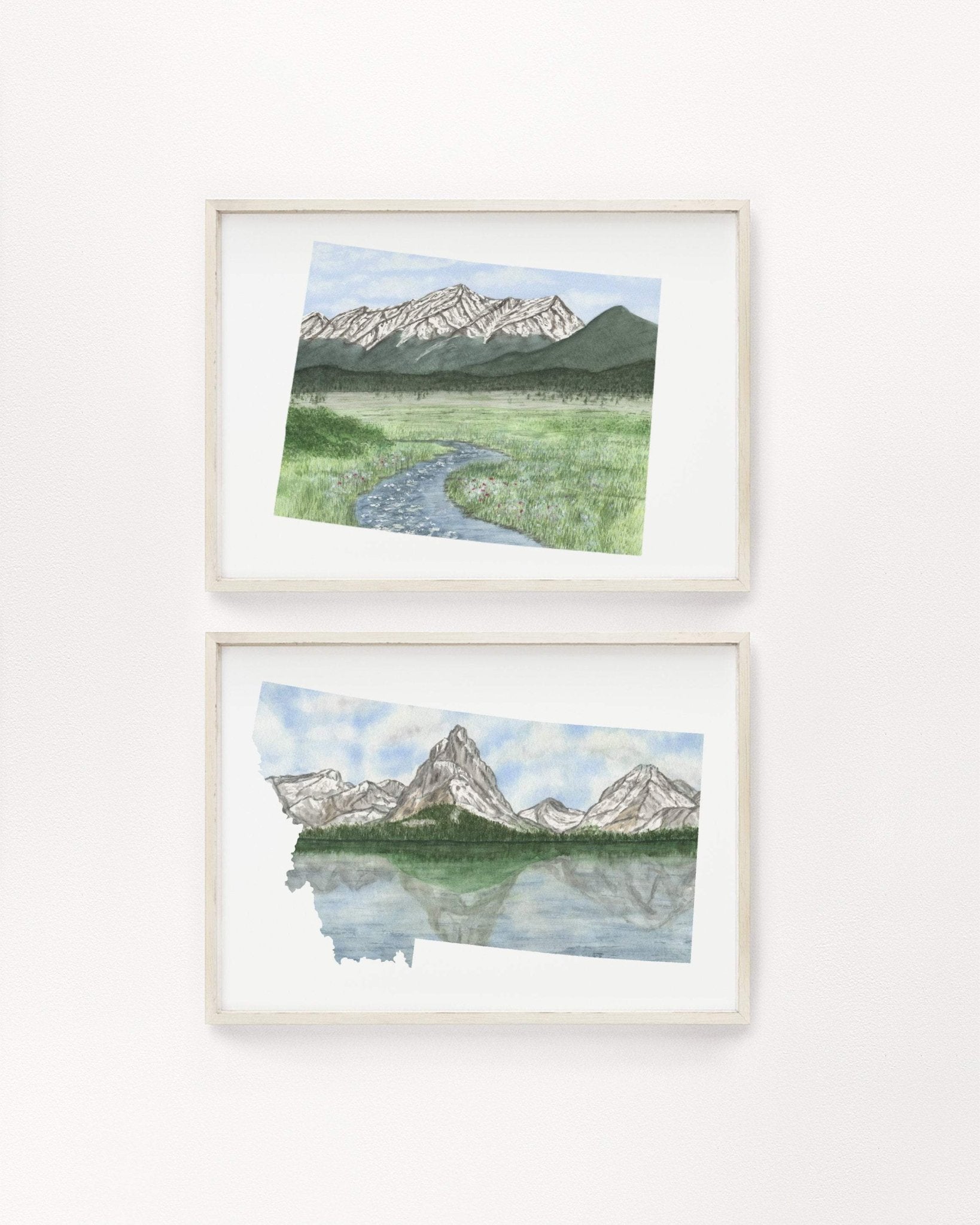 Colorado Black Canyon of the Gunnison National Park, Colorado Watercolor Painting, Black Canyon Emilie Taylor Art