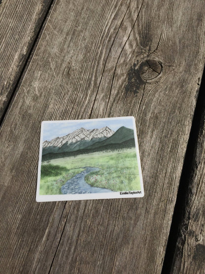 Colorado Decal, Watercolor Colorado Sticker, CO Car Decal, Home State Decal, State Sticker Emilie Taylor Art
