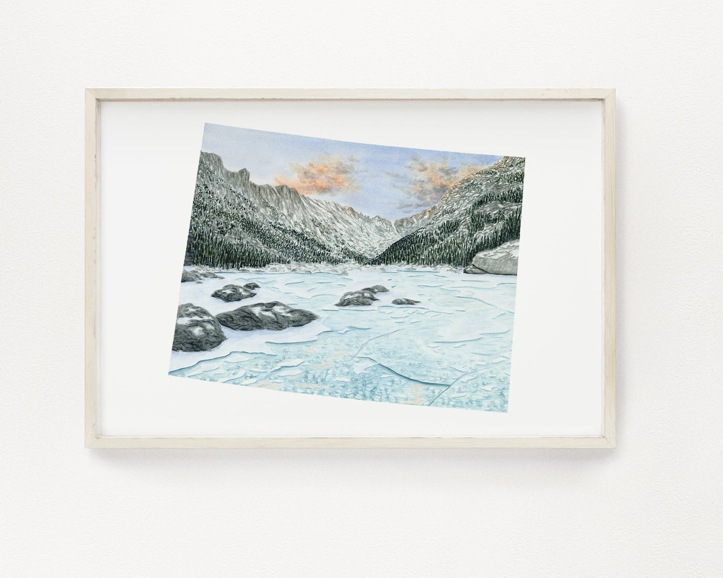 Colorado Great Sand Dunes National Park, Colorado Watercolor Painting, Great Sand Dunes Souvenir Emilie Taylor Art