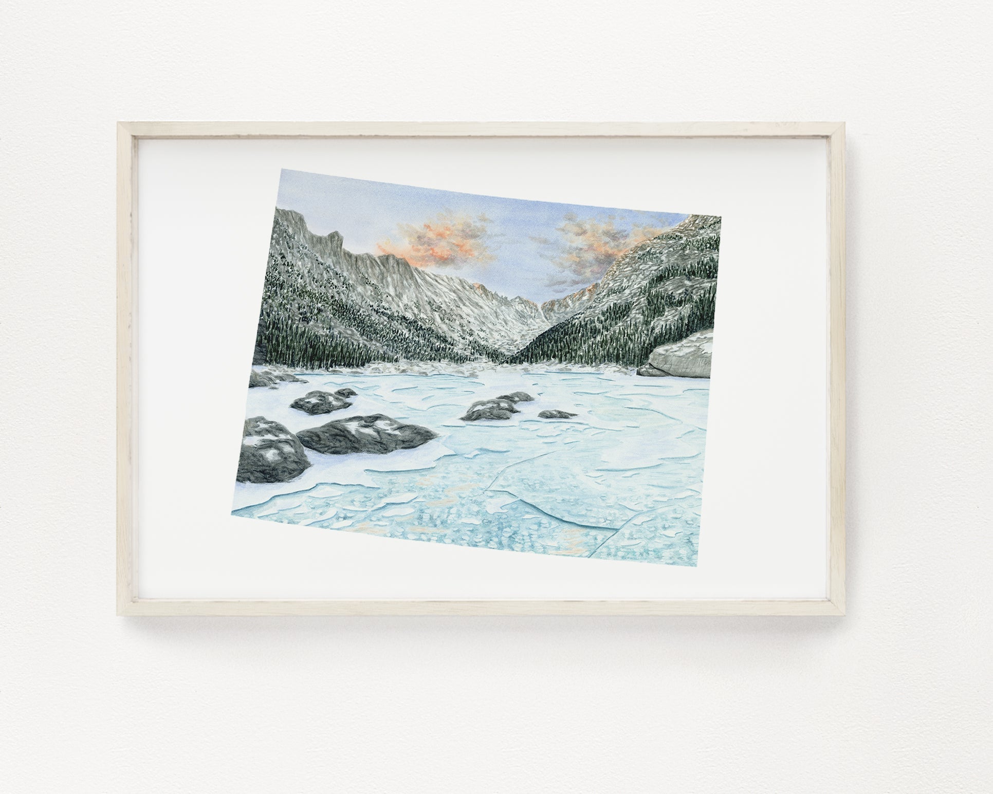Colorado Great Sand Dunes National Park, Colorado Watercolor Painting, Great Sand Dunes Souvenir Emilie Taylor Art