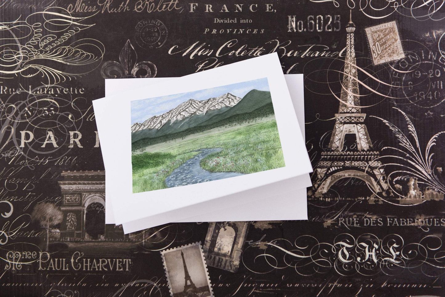 Colorado Greeting Card, Watercolor State Card, State Gift, Colorado Souvenir, Colorado Travel Gift Emilie Taylor Art
