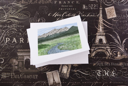 Colorado Greeting Card, Watercolor State Card, State Gift, Colorado Souvenir, Colorado Travel Gift Emilie Taylor Art