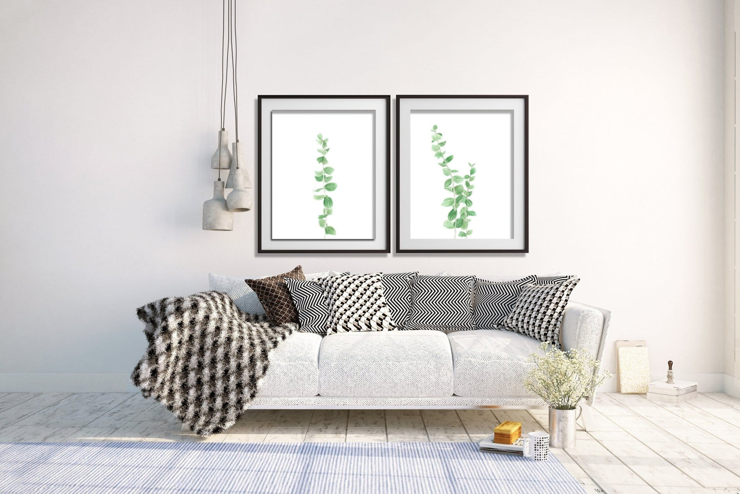 Eucalyptus Print, Watercolor Eucalyptus Painting, Botanical Art,(Style1), eucalyptus print Emilie Taylor Art