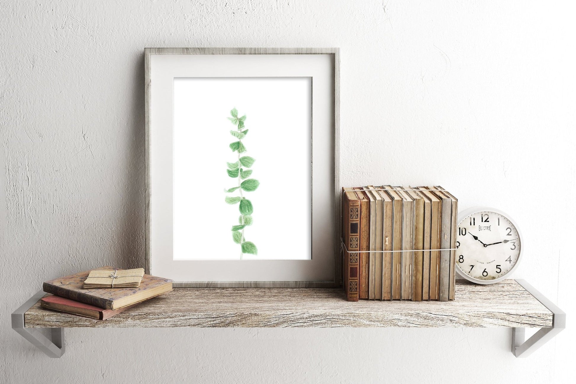 Eucalyptus Print, Watercolor Eucalyptus Painting, Botanical Art,(Style1), eucalyptus print Emilie Taylor Art