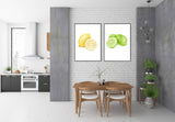 Watercolor Lime Print, Lime Painting, Dining Room Decor, Fruit Print, Fruit Art, Watercolor Lime - Emilie Taylor Art