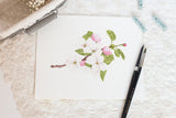 Apple Blossom Print, Watercolor Apple Blossom Painting, Apple Tree, Floral Art Print, Floral Decor - Emilie Taylor Art