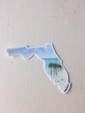 Florida Decal, Watercolor Florida Sticker, Home State Decal, State Sticker,Waterproof FL Decal - Emilie Taylor Art
