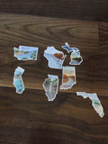Washington Decal, Watercolor Washington Sticker, WA Car Decal, Home State Decal, State Sticker, - Emilie Taylor Art