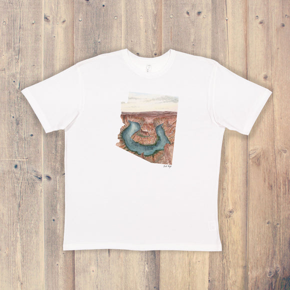 Arizona T-shirt | Arizona Tee | Home State Shirt | Arizona Pride Shirt | Horseshoe bend artwork