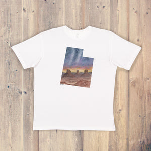 Utah T-shirt | Utah Tee | Home State Shirt |  Utah Pride Shirt | Monument Valley UT Artwork