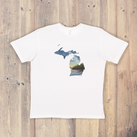 Michigan T-shirt | Michigan Tee | Home State Shirt | Michigan Pride Shirt | Black River Harbor Michigan