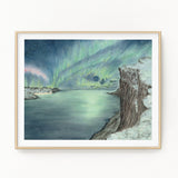 Lights Over Senja Limited Edition Print Emilie Taylor Art