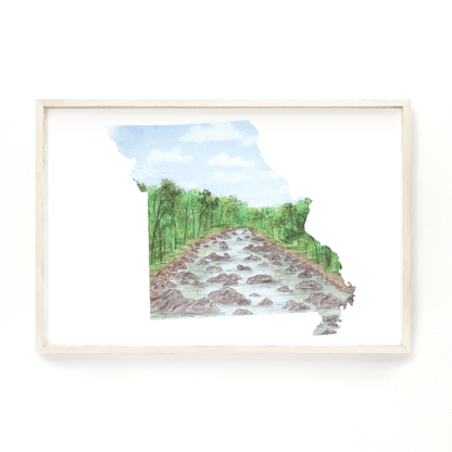 Missouri Watercolor Painting, Gateway Arch National Park Emilie Taylor Art