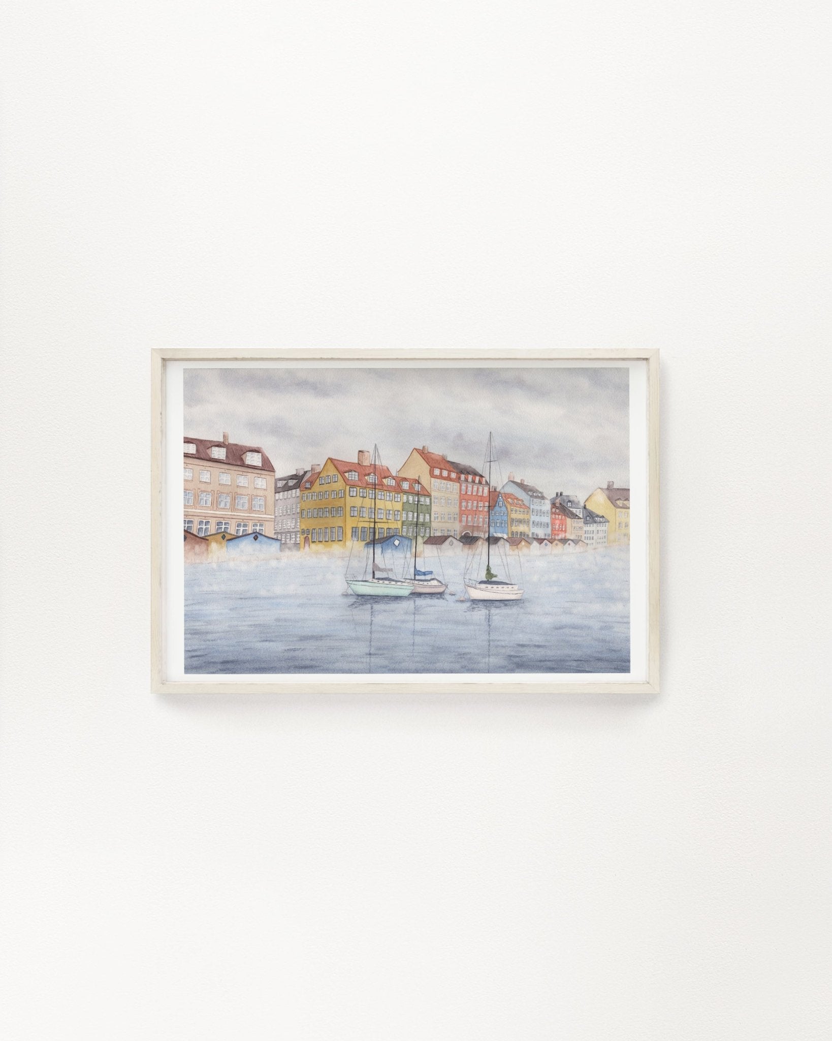 Misty Morning in Copenhagen Limited Edition Print Emilie Taylor Art
