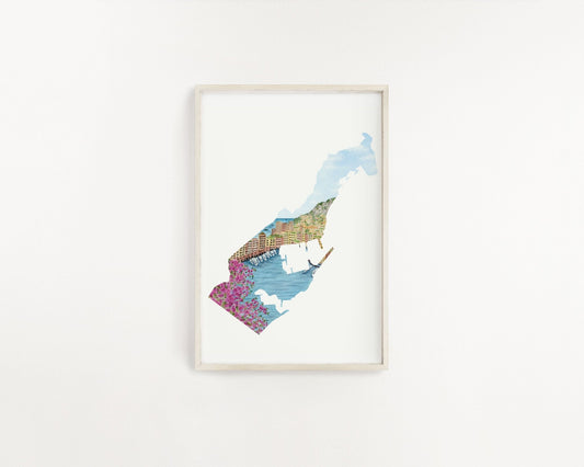 Monaco Watercolor Print, Monaco Art, Monaco Painting, Monaco City, Monaco Gift Emilie Taylor Art