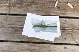 Montana Greeting Card, Montana Notecard, MT Art Souvenir, Montana Greeting Card, Montana Art Card Emilie Taylor Art
